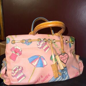 Vintage dooney & bourke beach purse
